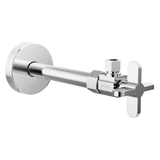Brizo Odin: Angled Supply Stop Valve with Cross Handle