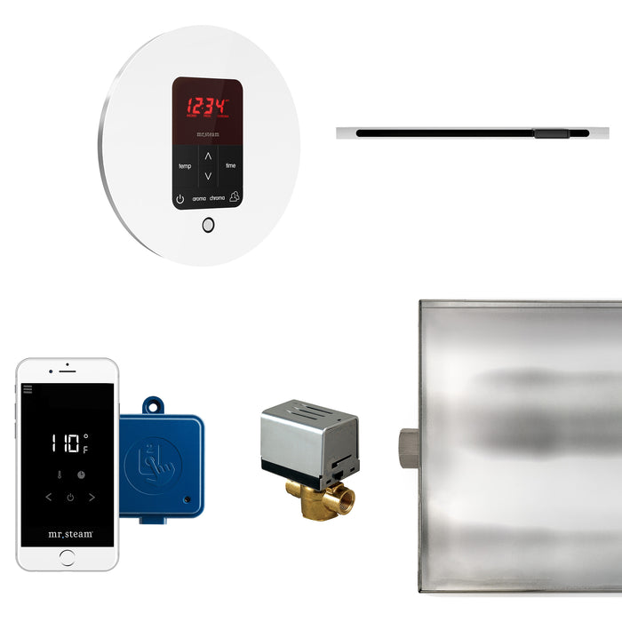 Mr. Steam BTLRL1RWH MS Butler® Linear Round in White