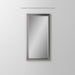 Main Line 15-1/4" x 30" x 4" bryn mawr framed cabinet in classic gray interior and brushed nickel finish with left hinge and electric option