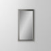 Main Line 15-1/4" x 30" x 6" bryn mawr framed cabinet in classic gray interior and satin nickel finish with left hinge and electric option