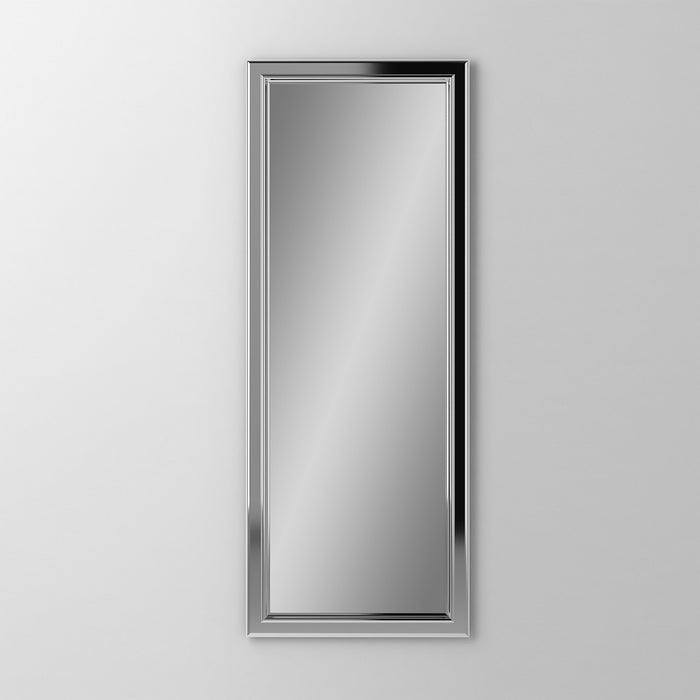 Main Line 15-1/4" x 39-3/8" x 6" bryn mawr framed cabinet in classic gray interior and polished nickel finish with left hinge and electric option