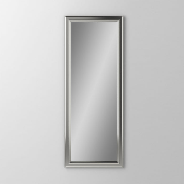 Main Line 19-1/4" x 39-3/8" x 4" bryn mawr framed cabinet in satin nickel finish with left hinge and electric option