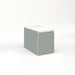 Cartesian 12-1/8" x 15" x 21-3/4" single drawer vanity in matte gray with slow-close full drawer and no night light