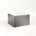Cartesian 24-1/8" x 15" x 21-3/4" single drawer vanity in tinted gray mirror with slow-close full drawer and no night light