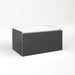 Cartesian 30-1/8" x 15" x 18-3/4" slim drawer vanity in smoke screen with slow-close full drawer and selectable night light in 2700K/4000K temperature (warm/cool light)