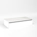 Cartesian 36-1/8" x 7-1/2" x 18-3/4" slim drawer vanity in matte white with slow-close full drawer and night light in 5000K temperature (cool light)
