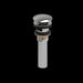 Riobel DB170 Push Drain With Overflow