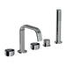 ROHL EC05D5 Eclissi 5-Hole Deck Mount Tub Filler With U-Spout