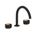 ROHL EC08D3 Eclissi Widespread Lavatory Faucet With C-Spout