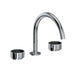 ROHL EC08D3 Eclissi Widespread Lavatory Faucet With C-Spout