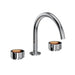 ROHL EC08D3 Eclissi Widespread Lavatory Faucet With C-Spout