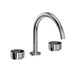 ROHL EC08D3 Eclissi Widespread Lavatory Faucet With C-Spout