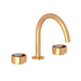 ROHL EC08D3 Eclissi Widespread Lavatory Faucet With C-Spout