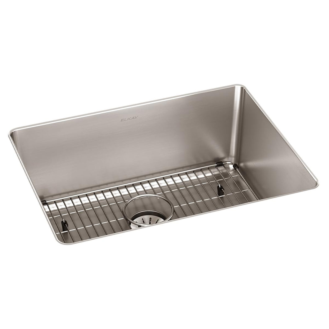 Elkay Lustertone Iconix 16 Gauge Stainless Steel 23-1/2" x 18-1/4" x 9" Single Bowl Undermount Sink Kit with Perfect Drain