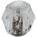 Delta H51 Standard One Traditional/Classic Clear Knob Handle