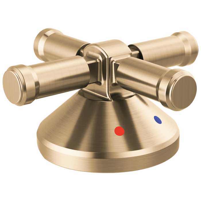 Delta Broderick: 3-Hole Roman Tub w/Hand Shower - Handle Kit-Cross