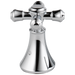 Delta H695 Cassidy Metal Cross Handle Set - Roman Tub
