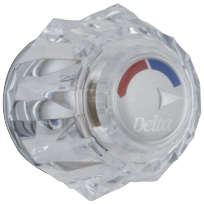 Delta H71 Clear Knob Handle Kit - Tub and Shower