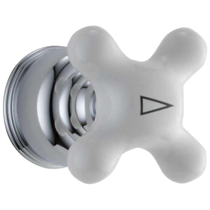 Delta H77 Neostyle Tub and Shower Porcelain Cross Handle