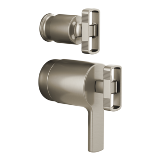 Brizo Kintsu: TempAssure Thermostatic Valve with Diverter Trim Knob Handle Kit
