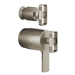 Brizo Kintsu: TempAssure Thermostatic Valve with Diverter Trim Knob Handle Kit