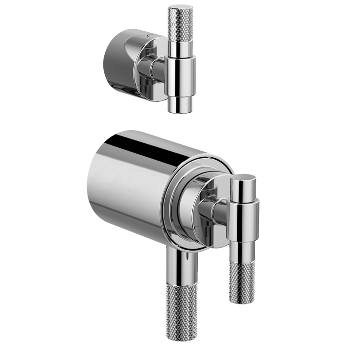 Brizo Brizo Litze: Tempassure Thermostatic Valve With Diverter Trim Handle Kit - T-Lever