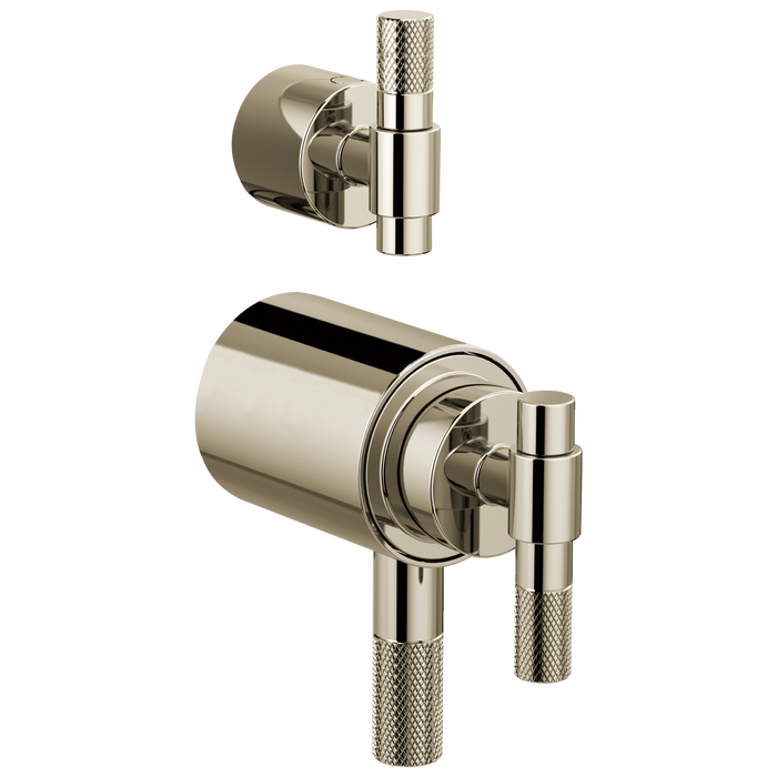 Brizo Brizo Litze: Tempassure Thermostatic Valve With Diverter Trim Handle Kit - T-Lever