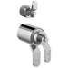 Brizo Litze: Tempassure Thermostatic Valve With Diverter Trim Handle Kit - Industrial Lever