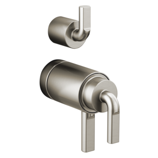 Brizo Litze: TempAssure Thermostatic Valve with Integrated Diverter Notch Lever Handle Kit