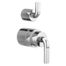 Brizo Litze: Pressure Balance Valve with Integrated Diverter Trim Notch Lever Handle Kit