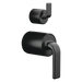 Brizo Allaria: Pressure Balance Valve with Integrated Diverter Trim Twist Lever Handle Kit
