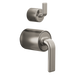 Brizo Allaria: Pressure Balance Valve with Integrated Diverter Trim Twist Lever Handle Kit