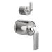 Brizo Allaria: Pressure Balance Valve with Integrated Diverter Trim Twist Lever Handle Kit