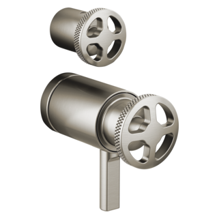 Brizo Litze: TempAssure Thermostatic Valve with Integrated Diverter Wheel Handle Kit