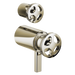 Brizo Litze: TempAssure Thermostatic Valve with Integrated Diverter Wheel Handle Kit