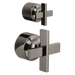 Brizo Levoir: Pressure Balance Valve with Integrated Diverter Trim Cross Handle Kit
