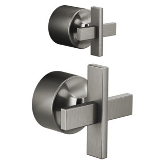 Brizo Levoir: Pressure Balance Valve with Integrated Diverter Trim Cross Handle Kit