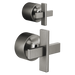 Brizo Levoir: Pressure Balance Valve with Integrated Diverter Trim Cross Handle Kit