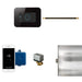 Mr. Steam I3BTLRLBK-SB iButler® Satin Brass Linear in Black