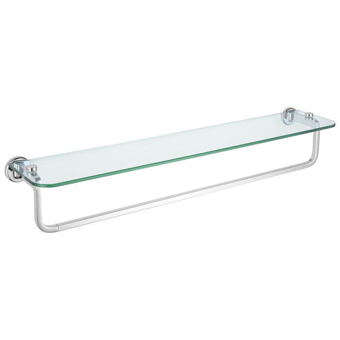 Delta Delta Kendari™: 24" Towel Bar with Glass Shelf