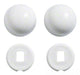 KOHLER K-1013092-95 Bolt Cover Accessory Pack
