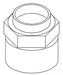 KOHLER K-85728 Adapter, Wrt,1/2 X 1/2Npt