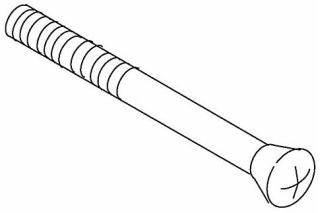 KOHLER K-40492-SN Screw .164-32Unc-2A-X-2.88