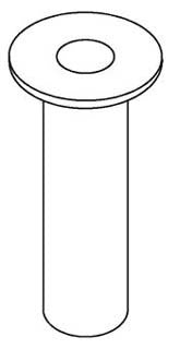 KOHLER K-84700 Nut, Anchor, 1/4-20