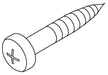 KOHLER Screw, 8-18 X 1 Cr Pan Hd Pp Tap S
