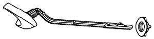KOHLER Trip Lever Kit, Left