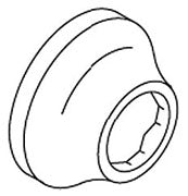 KOHLER Flange, 1 1/2 Od