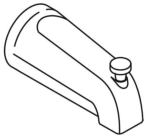 KOHLER Spout, Ips Diverter Bath