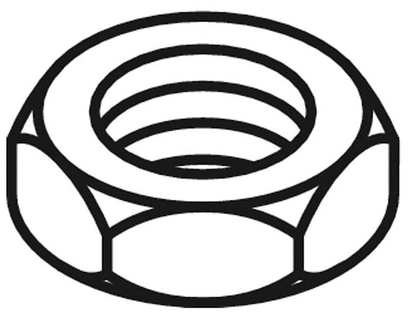 KOHLER K-24003 Nut, 1.25-14Ns-2B