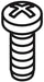 KOHLER K-24007-CP Screw 8-32 X .25